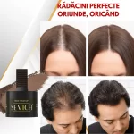 Pudră de păr instant, pentru rădăcina părului, SEVICH, șaten închis, 4g - imagine 2