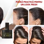 Pudră de păr instant, pentru rădăcina părului, SEVICH, șaten închis, 4g - imagine 5