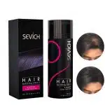 Kit complet fibre pentru păr rar, SEVICH, pudră, fixativ, aplicator, brunet, 25 g - imagine 2