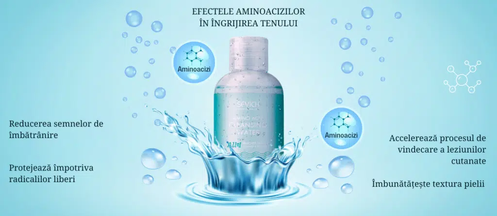 Efectele aminoacizilor în îngrijirea tenului