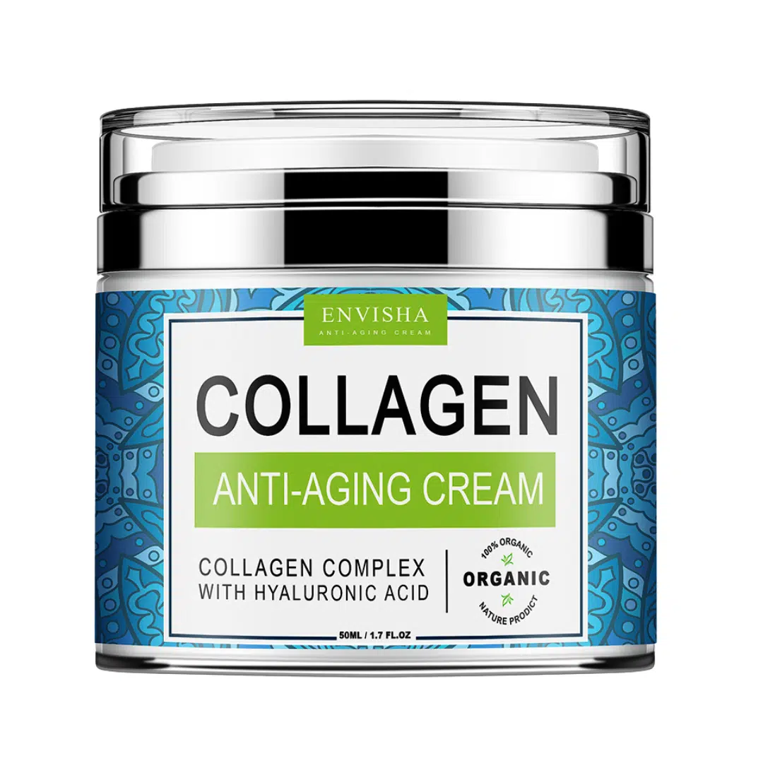 1-2-4.png Crema de fata cu Collagen, Acid Hialuronic, efect anti imbatranire, Organic, Envisha, 50ml - imagine 1