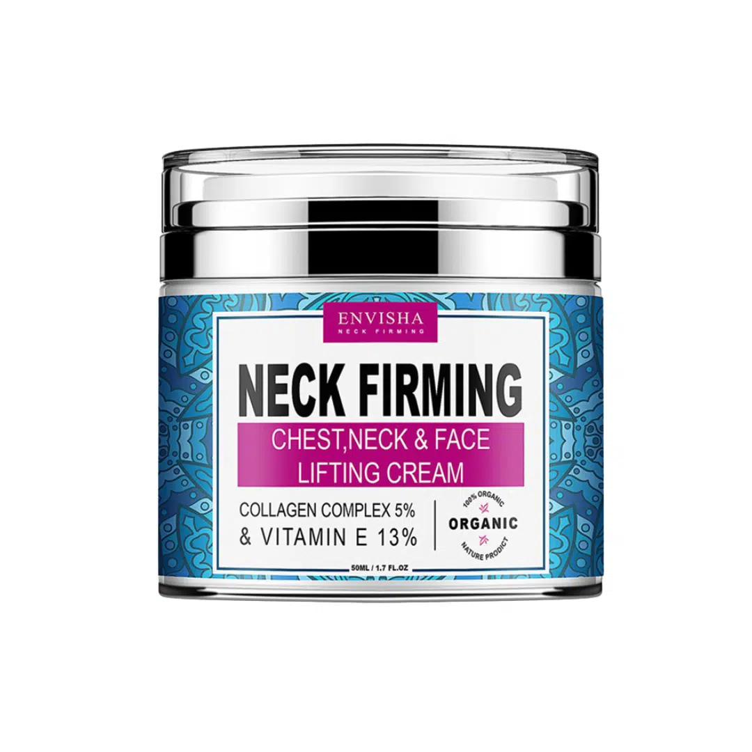 1-3-3.png Crema pentru gat si decolteu, Collagen, Vitamina E, Envisha, 50ml - imagine 1
