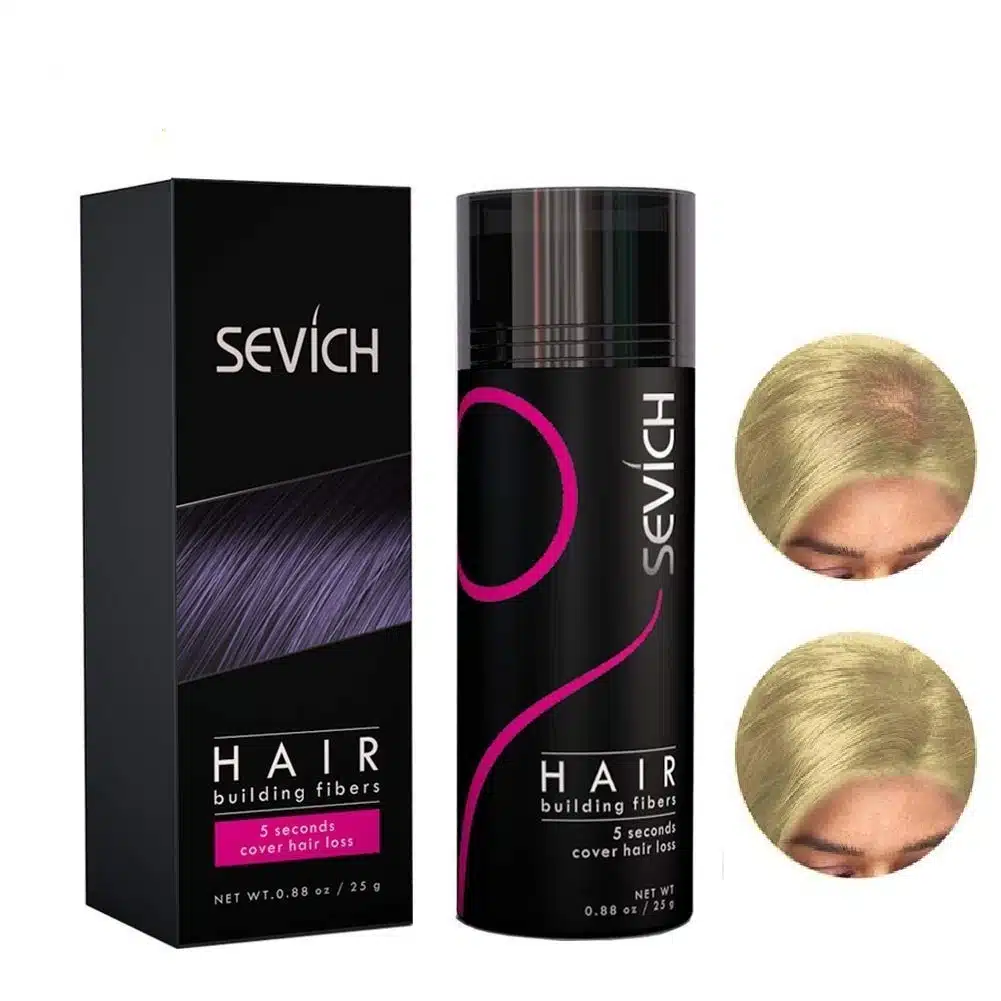 1-3-9.jpg Fibre pentru păr rar Sevich, blond deschis, 25 g - imagine 1