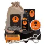 Pachet ingrijire barba, set cadou, 7 piese, Orange Edition, Envisha - imagine 4