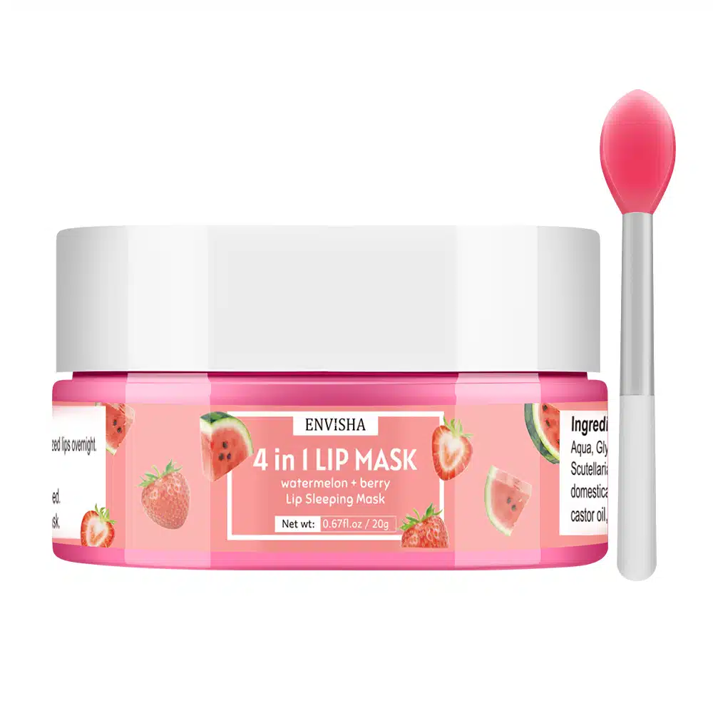 2 Masca de Noapte 4 in 1 pentru Buze, Regenerare Intensiva, Envisha, 20g - imagine 1