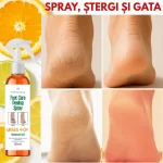 Spray Exfoliant pentru Picioare, UREE, Acid Hialuronic, Peeling, Extract de Portocale, Improspatare si Ingrijire Profunda, Verilaria, 250ml - imagine 2