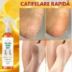 Spray Exfoliant pentru Picioare, UREE, Acid Hialuronic, Peeling, Extract de Portocale, Improspatare si Ingrijire Profunda, Verilaria, 250ml - imagine 4