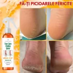 Spray Exfoliant pentru Picioare, UREE, Acid Hialuronic, Peeling, Extract de Portocale, Improspatare si Ingrijire Profunda, Verilaria, 250ml - imagine 6