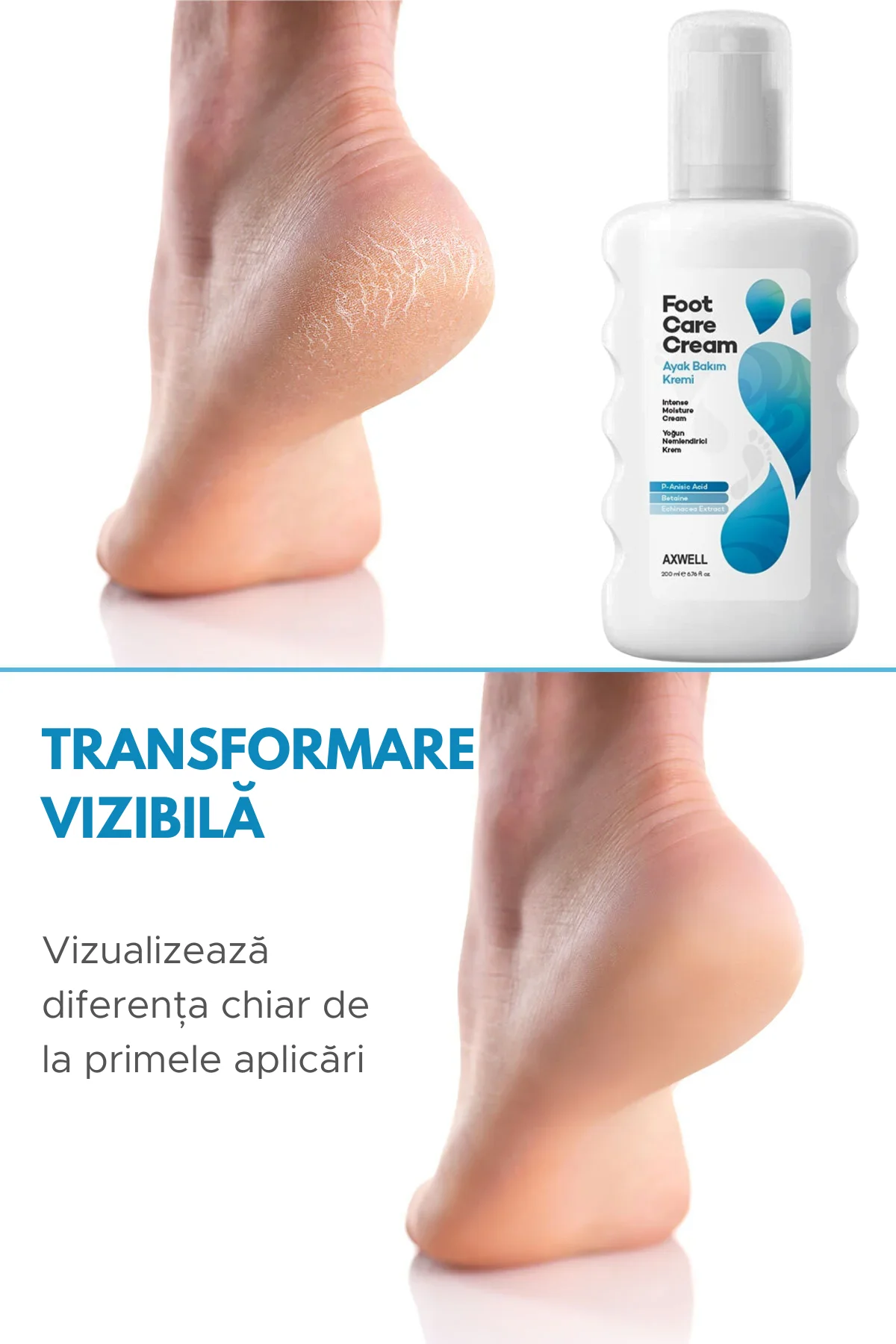 Crema Reparatoare Intensiva pentru Picioare Verilaria: Hidratare si Confort, Efect Puternic de Regenerare, 200ml