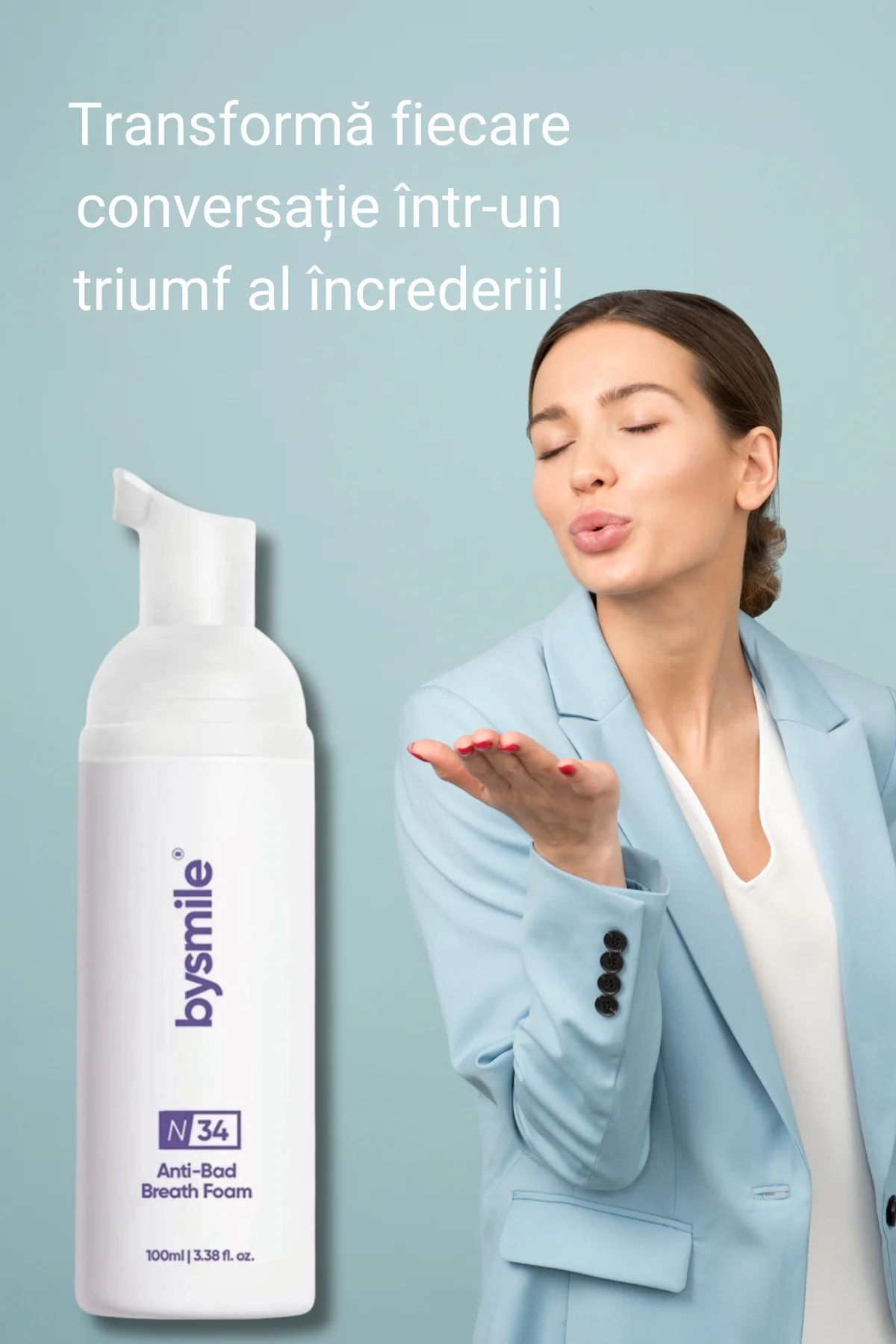 Spuma de Gură Ultra-Fresh, by Verilaria, Curățare si Prospețime Profundă, 100ml