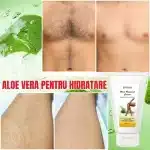 Crema Depilatoare Unisex, Infuzie de Aloe Vera și Vitamina E, Envisha by Verilaria, 150ml - imagine 3