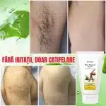Crema Depilatoare Unisex, Infuzie de Aloe Vera și Vitamina E, Envisha by Verilaria, 150ml - imagine 4