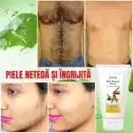 Crema Depilatoare Unisex, Infuzie de Aloe Vera și Vitamina E, Envisha by Verilaria, 150ml - imagine 6