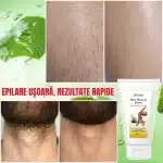 Crema Depilatoare Unisex, Infuzie de Aloe Vera și Vitamina E, Envisha by Verilaria, 150ml - imagine 7