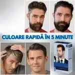 Vopsea pentru par si barba, fara amoniac, cu aplicare rapida si rezultat natural in 5 minute, by Verilaria - imagine 2