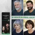 Sampon de vopsire a parului fara amoniac, in 5 minute, 100% acoperire fire de par alb, usor ca o spalare, eficient ca o vopsea, by Verilaria, 400ml - imagine 5