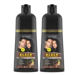 Șampon de Vopsire Păr Negru – Acoperă Firele Albe Rapid, Fără Amoniac, cu Ghimbir, Sevich, 500ml - imagine 9