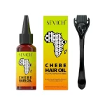 Set crestere barba – derma roller si Ulei Chebe, Biotina, barba deasa si sanatoasa, Sevich