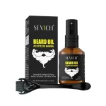 Kit crestere barba – derma roller, Biotin, Rozmarin, stimulare si nutritie naturala, Sevich - imagine 8