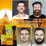 Set crestere barba – derma roller si Ulei Chebe, Biotina, barba deasa si sanatoasa, Sevich - imagine 7
