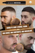 Creion contur barba – umple golurile si defineste barba, rezistent, Sevich - imagine 8