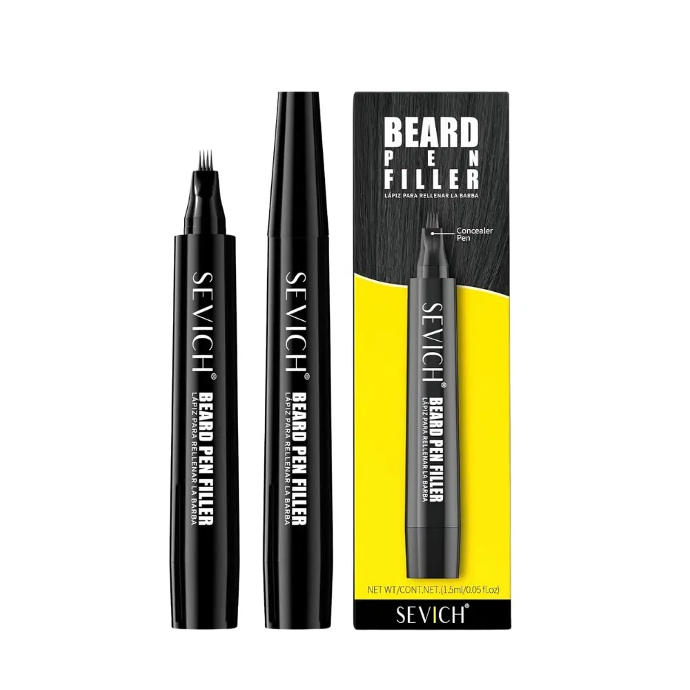 Beard filler Creion contur barba – umple golurile si defineste barba, rezistent, Sevich - imagine 1