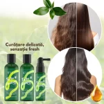 Pachet cadou -  Șampon, Balsam & Ser pentru scalp sensibil și păr gras, cu Ulei de Arbore de Ceai, Rozmarin și Mentă, Sevich - imagine 2