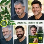 Vopsea par negru – acoperire fire albe, fara amoniac, colorare radacini 30 minute, cu aplicator, Sevich, 50ml - imagine 3