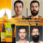 Set crestere barba – derma roller si Ulei Chebe, Biotina, barba deasa si sanatoasa, Sevich - imagine 6